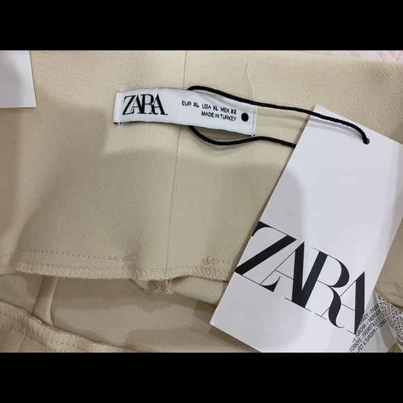 Zara cream pencil line pants. - Picture 2 of 4